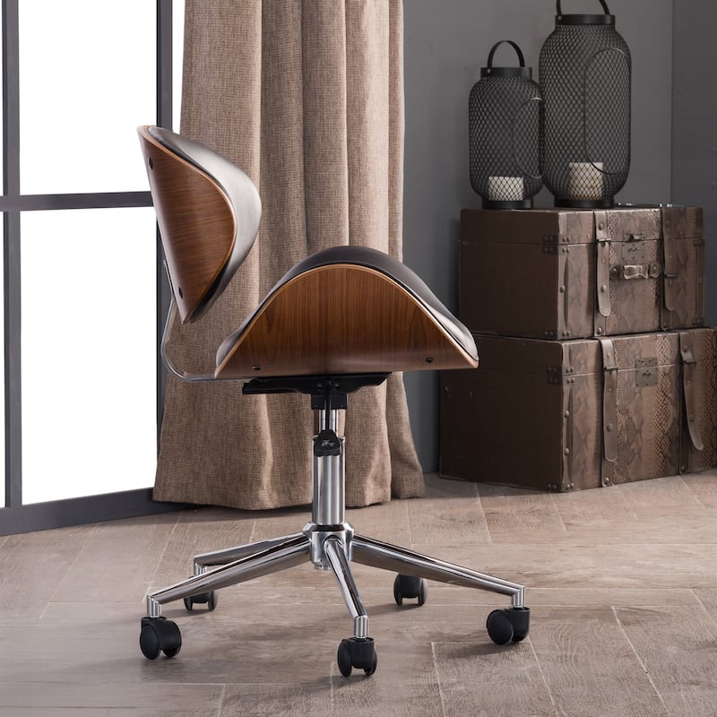 Corvus Madonna Mid-century Modern Adjustable Curved Office Chair
