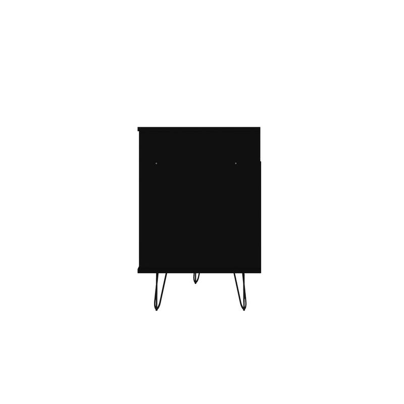 Manhattan Comfort Rockefeller 62.99 In. Metal Leg Media Cabinet Console