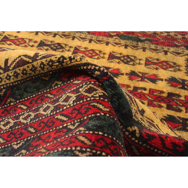 ECARPETGALLERY Hand-knotted Teimani Light Brown Wool Rug - 2'10 x 4'7