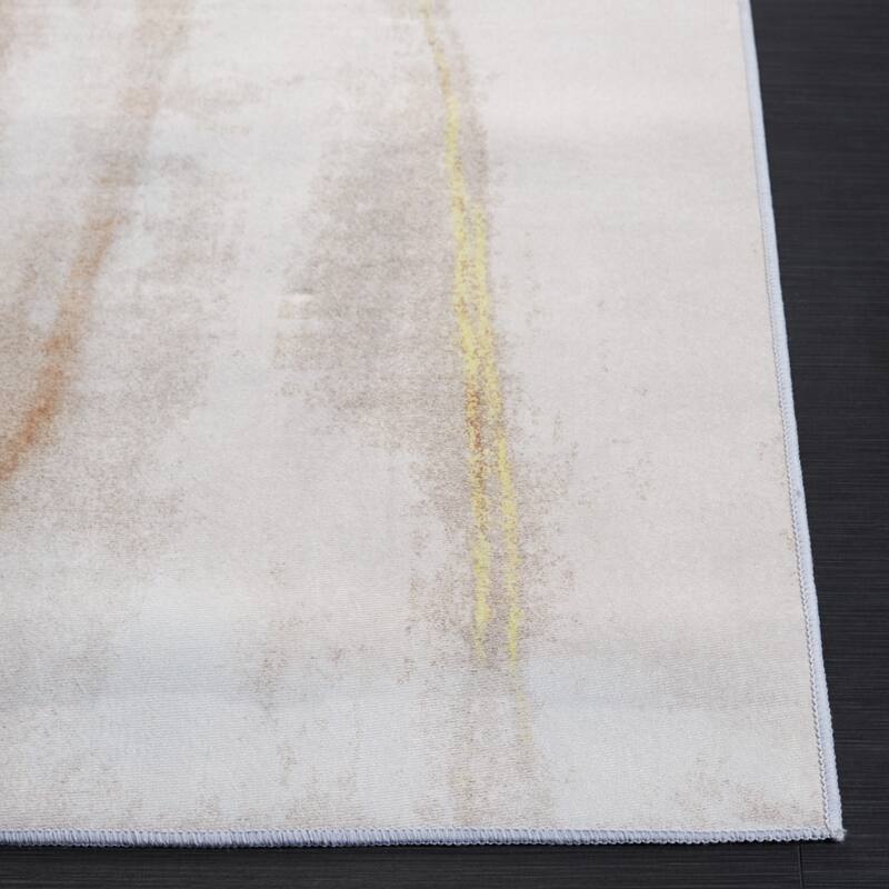 SAFAVIEH Tacoma Machine Washable Slip Resistant Winnifred Modern Abstract