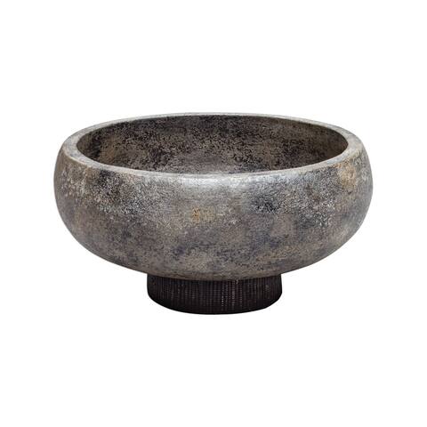 Uttermost Brixton 14" Wide Terracotta Decorative Bowl - Aged Black