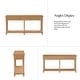 preview thumbnail 28 of 26, HUALAL HOME Dennis Farmhouse Modern 2-Drawers Wood Console Table with Solid Wood Legs