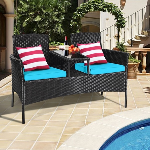 Patio set turquoise on sale