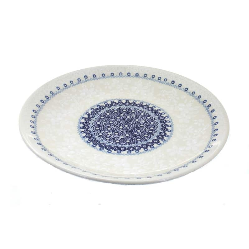 Blue Rose Polish Pottery Manufaktura Dinner Plate - Victoria
