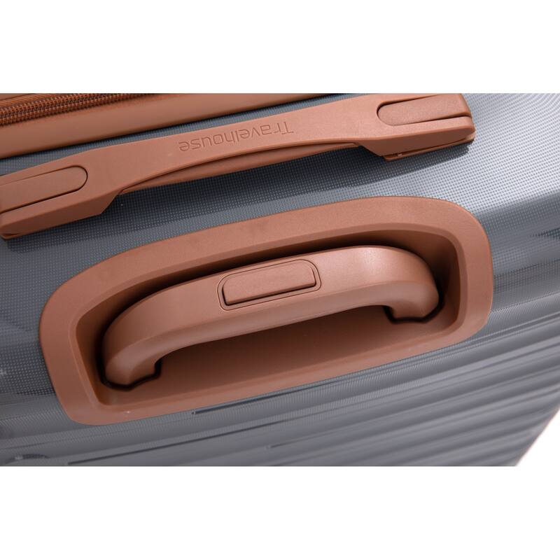 5-Piece Set (20"24"28 +a travel bag and a toiletry bag) ,PP Hardshell Carry on Luggage Set