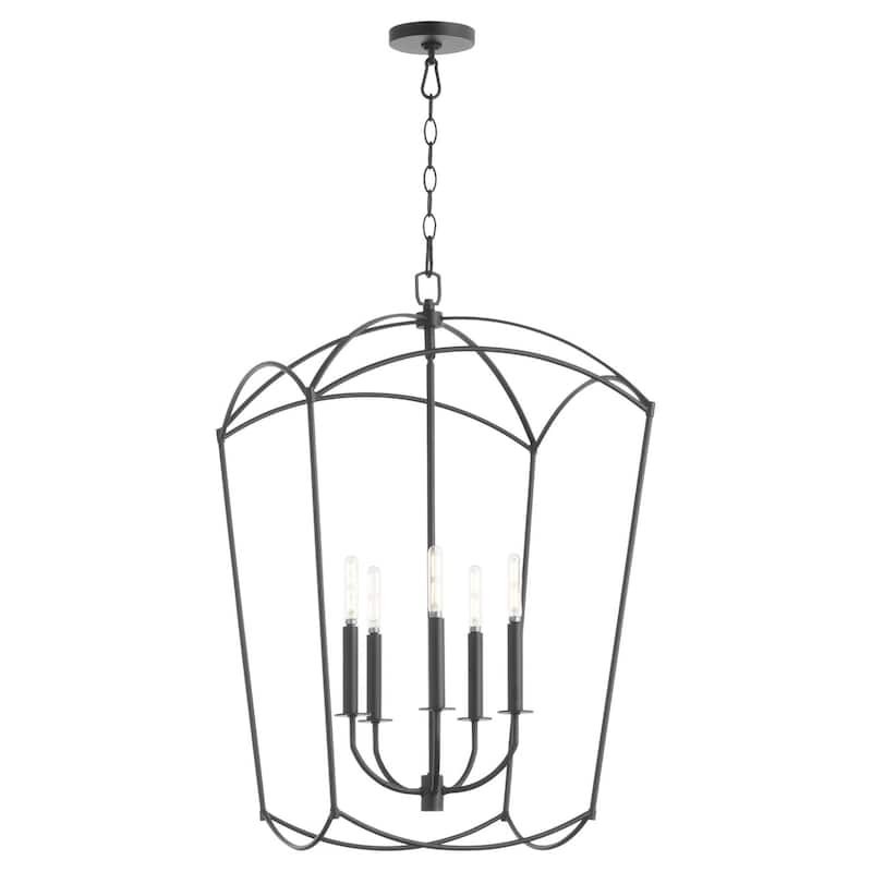 Quorum International 6812-5 Mantle 5 Light 19" Wide Pendant