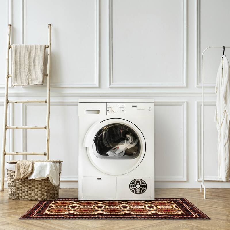 Teimani Ivory Rug 3'11" x 6'3" - 3'11 x 6'3