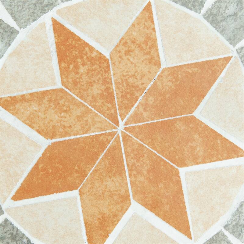 12" Patio Round Side Table, Outdoor Footstool, Accent Side Table