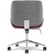 preview thumbnail 35 of 46, Elle Decor Ophelia Low-Back Task Chair in Chrome Finish
