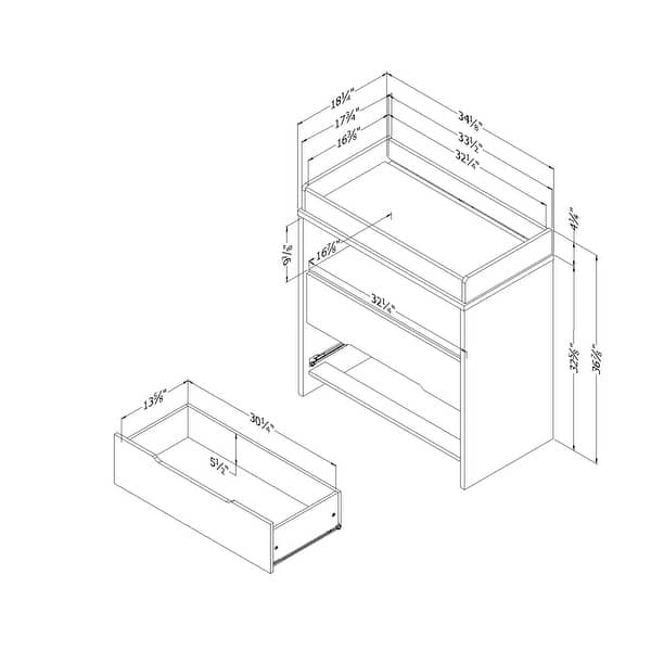 South Shore Cookie Changing Table