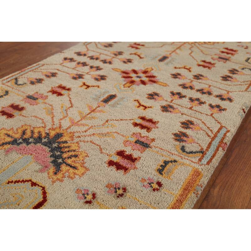 Kazak Indian Runner Rug Handmade Wool Carpet - 2'7"x 9'6"