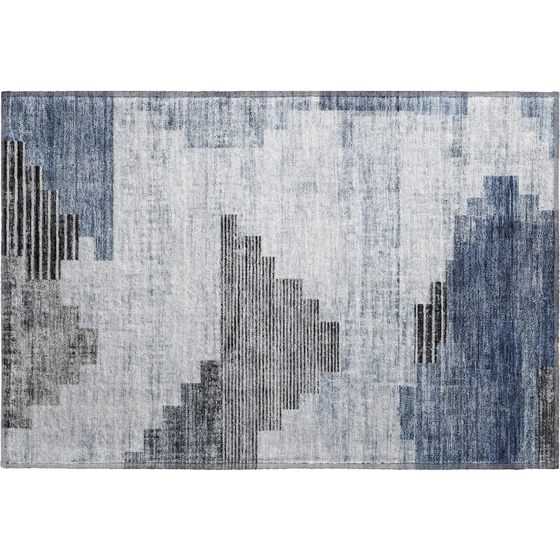 Premium Washable Super Soft Geo Global Mayfield Rug