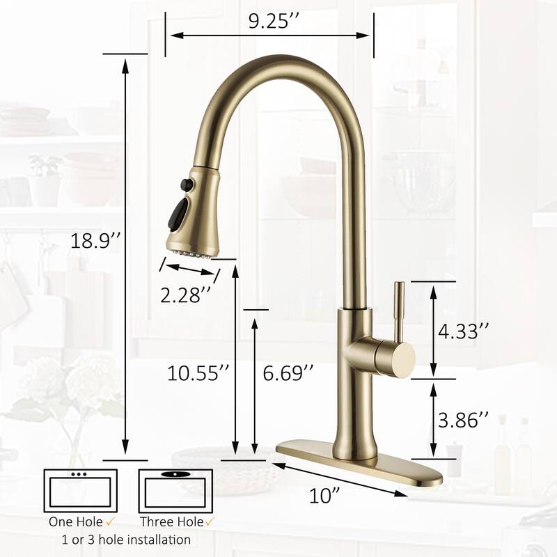 Touch Kitchen Faucet With Pull Down Sprayer Touch On Single Handle Pull Down Kitchen Sink Faucets One Hole Smart Taps