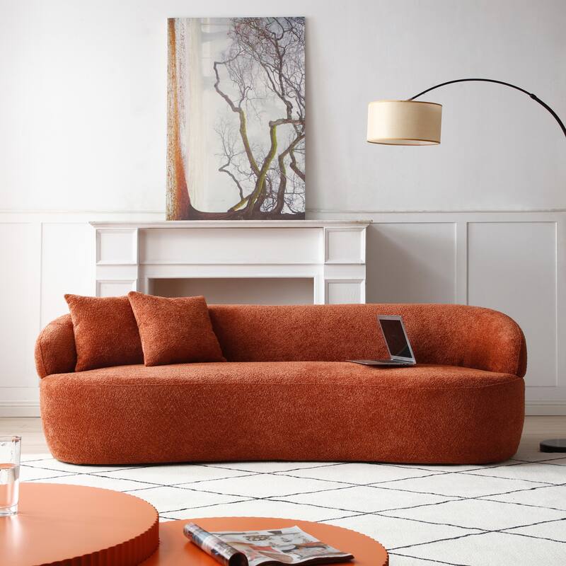 3-Seater Modern Contemporary Upholstered Fabric Sofa for Living Room