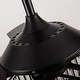preview thumbnail 10 of 8, 52" Matte Black Modern Crystal Reversible Chandelier Indoor Ceiling Fan with Light and Remote - 52" D x 52" W x 19" H
