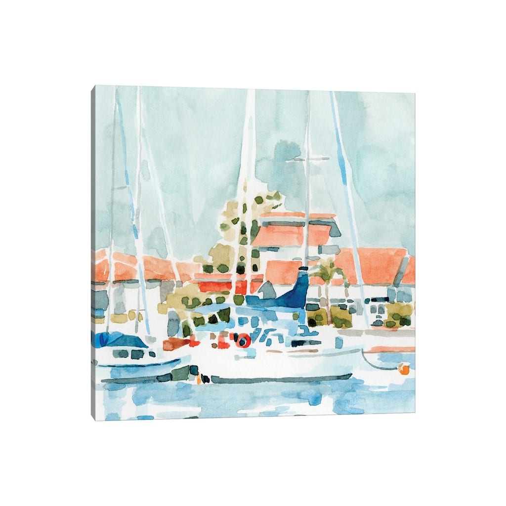 iCanvas "Beach Town Summer I" by Emma Caroline Canvas Print