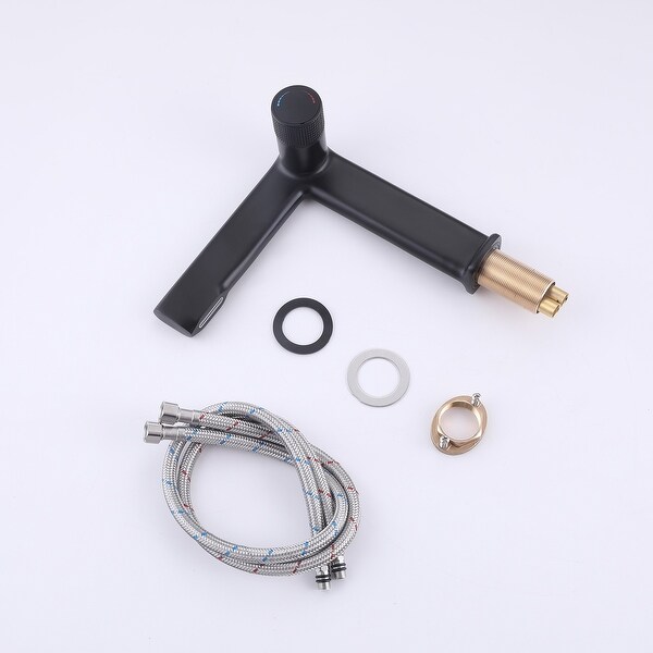 Rbrohant Single Hole Faucet Single-handle Bathroom Faucet