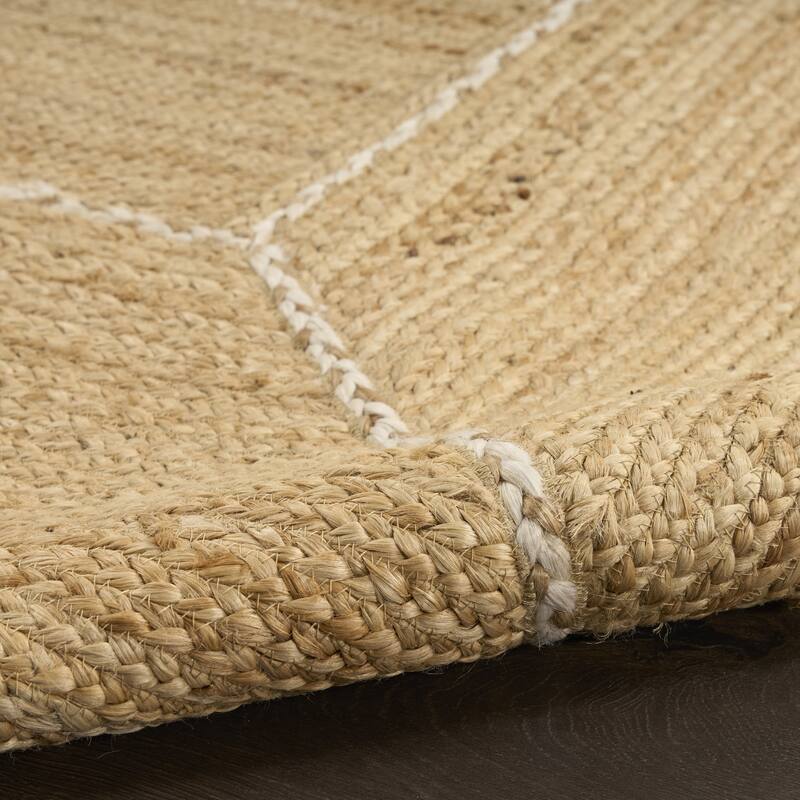 Nourison Terrazzo Jute Indoor only Solid Area Rug