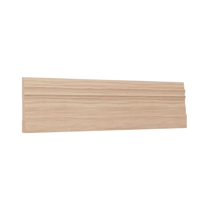 WM631 9/16-in D x 3-1/4-in W x 96-in L Americraft Solid Hardwood Stain Grade Colonial Base Moulding