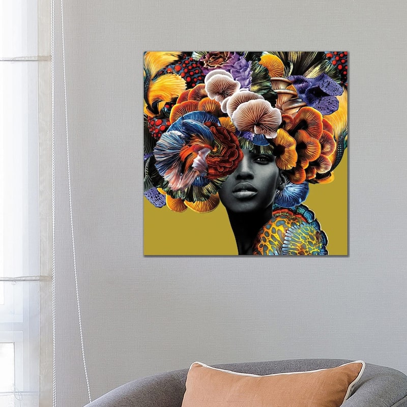 iCanvas "Good Hair" by Lolita Lorenzo Canvas Print - 26x26x1.5