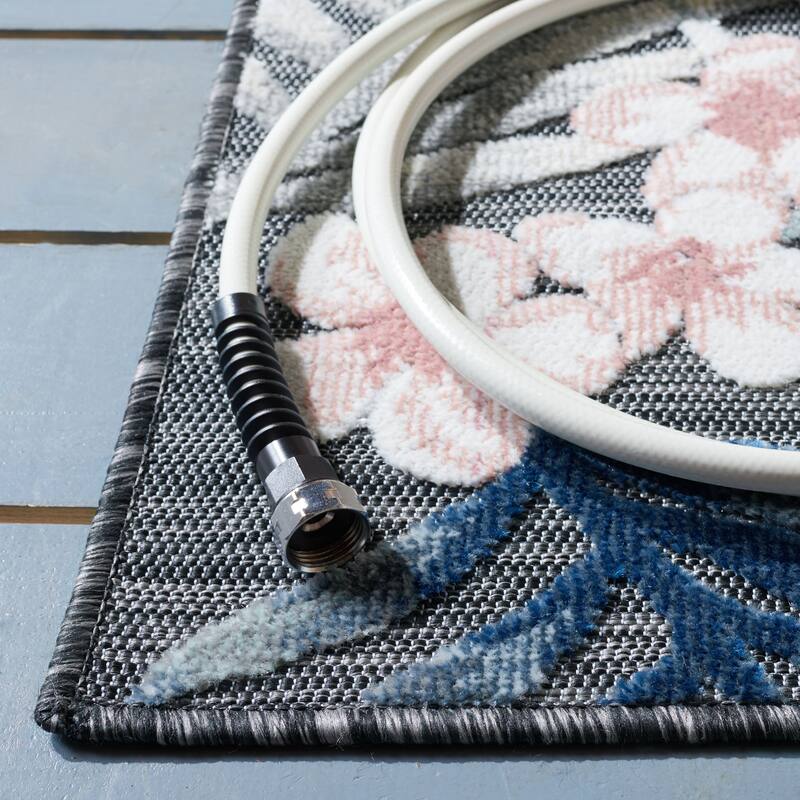 SAFAVIEH Cabana Mintje Indoor/ Outdoor Waterproof Transitional Rug
