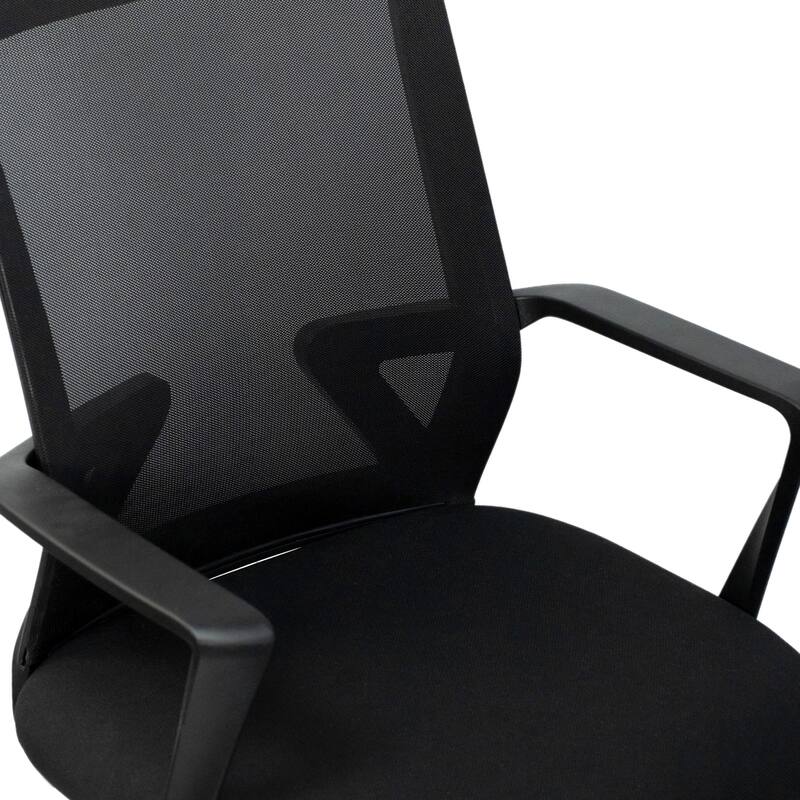 Techni Mobili Ergonomic Mesh Office Chair with Adjustable Height & Tilt - Economical Desk Chair with Lumbar Support