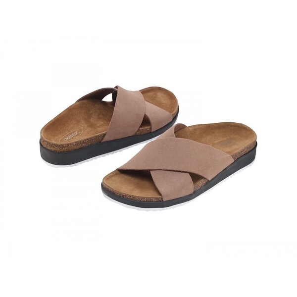 aetrex slide sandals