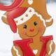 Glitzhome Metal Vertical or Horizontal "JOY" Snowman/Gingerbread Man Family Yard Stake