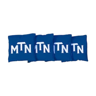 College Vault Middle Tennessee State MTSU Blue Raiders Blue Cornhole Bags