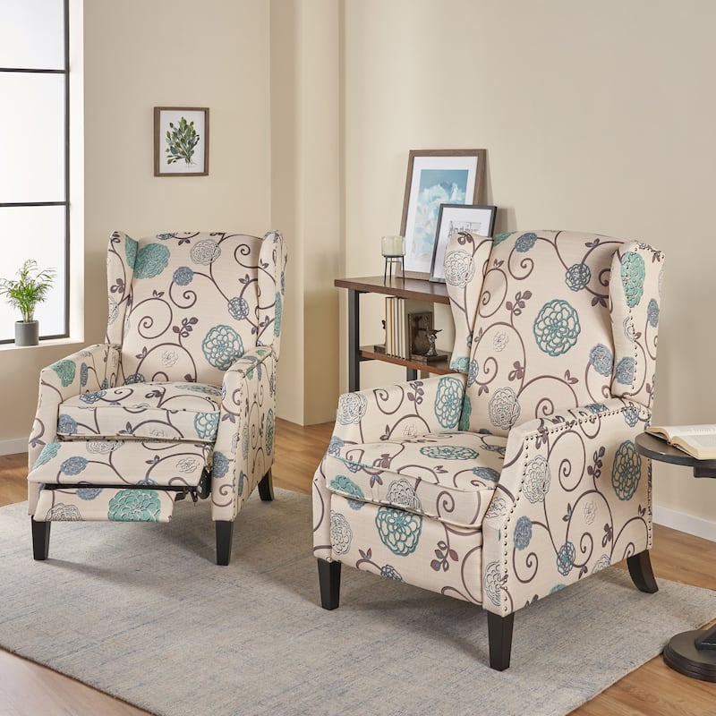 Wescott Contemporary Recliners (Set of 2) by Christopher Knight Home