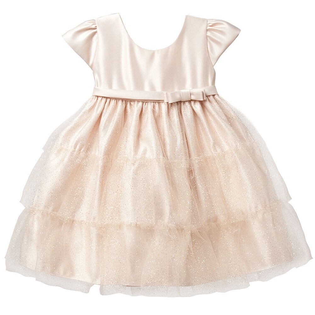 satin holiday dress
