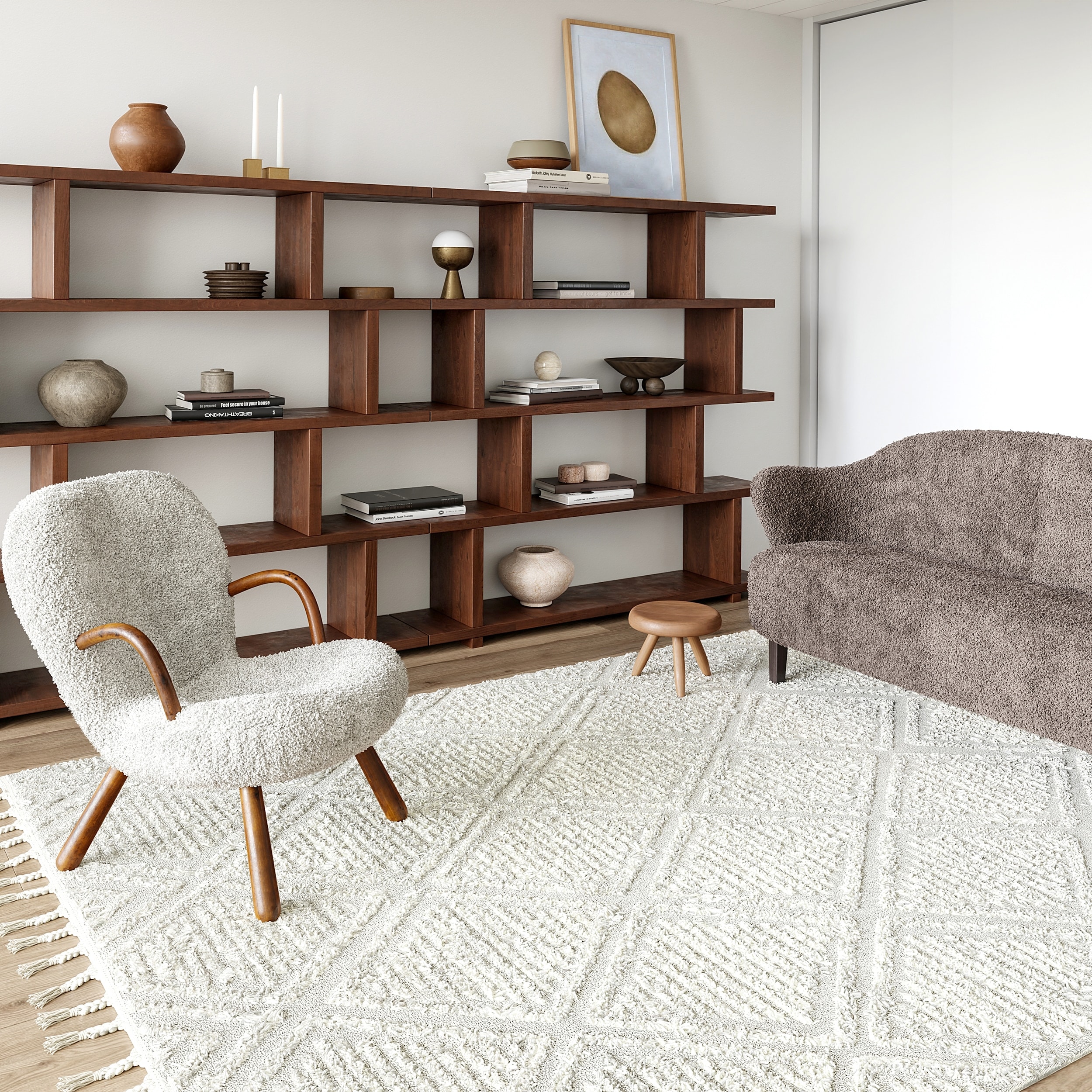 Balboa Textured Tile Area Rug