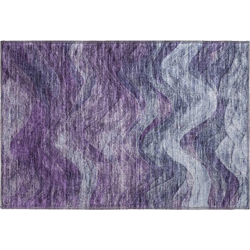 Premium Washable Super Soft Modern Waves Mayfield Rug