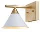 preview thumbnail 21 of 23, Caleb Metal Vanity, White/Gold by JONATHAN Y