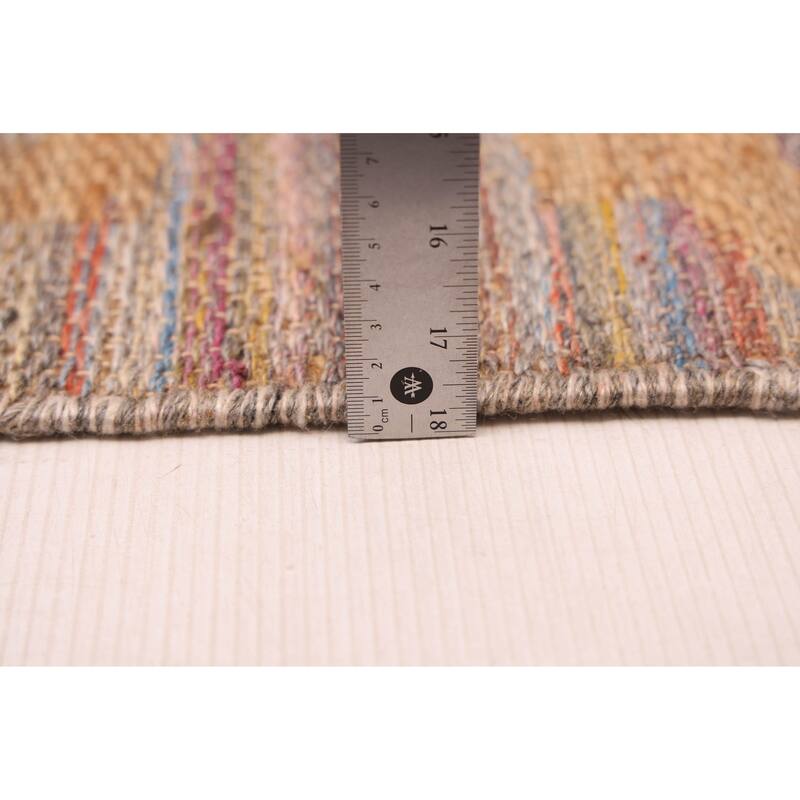 ECARPETGALLERY Flat-Weave Palas Denizli Tan Kilim - 5'3 x 7'5