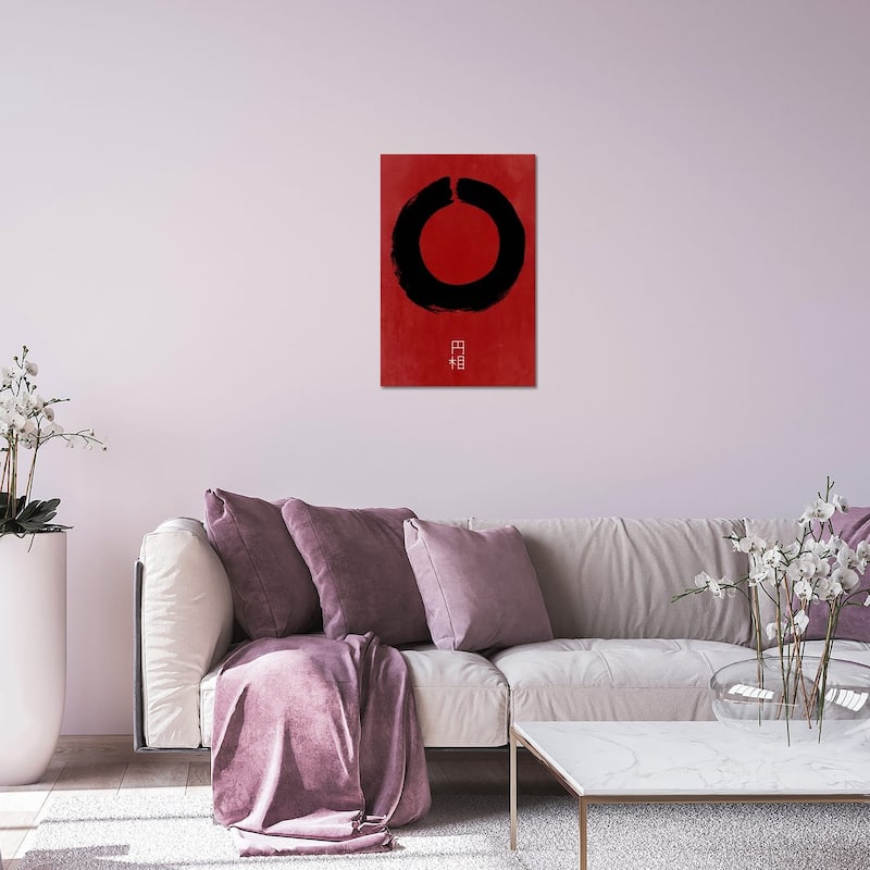 Enso In Japan Print On Acrylic Glass by The Usual Designers