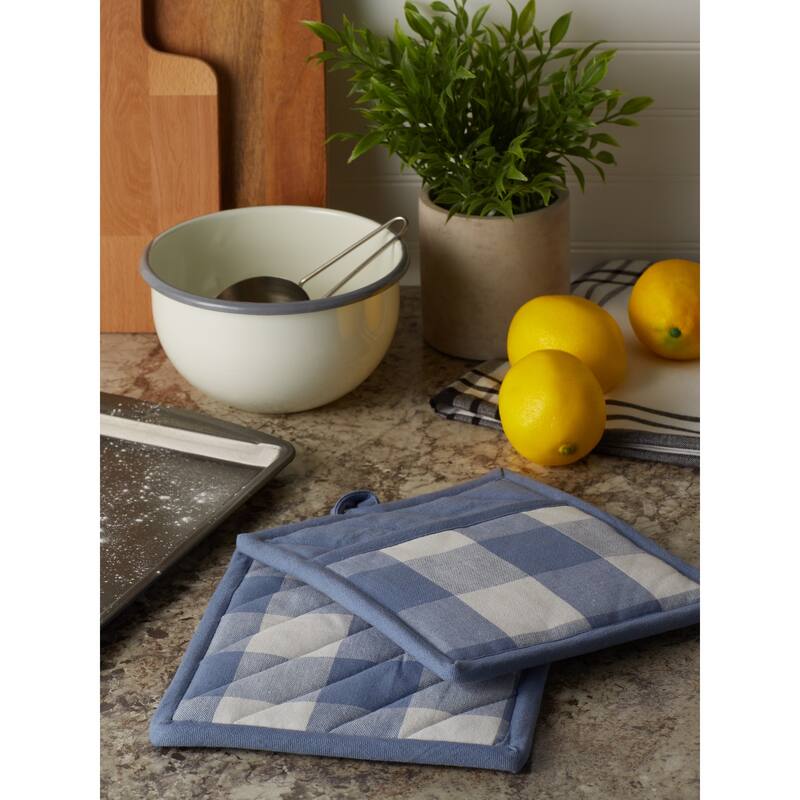 DII Vintage Red Buffalo Check Dishtowel (Set of 3)