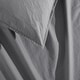 preview thumbnail 11 of 52, Calvin Klein Washed Percale Solid Cotton Duvet Cover Set