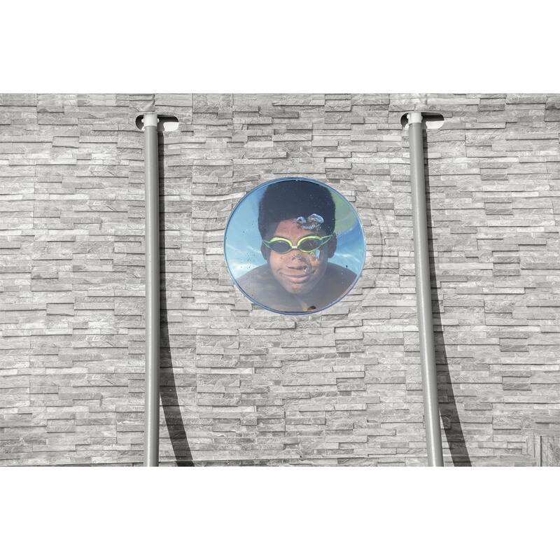 Bestway Power Steel Swim Vista 16' x 48" Round Above Ground Swimming Pool Set