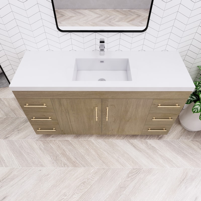 Eliza 60'' Freestanding Vanity with Single Sink