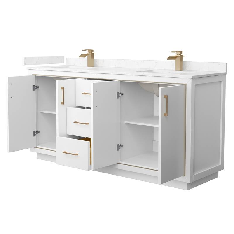 Wyndham Collection WCF1111-72D-VCA-MXX Icon 72" Free Standing Double