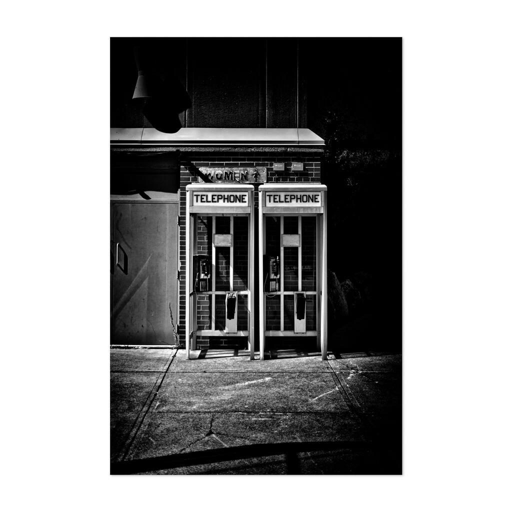 Toronto Ontario Canada Phone Booth No 1 Photography Art Print/Poster