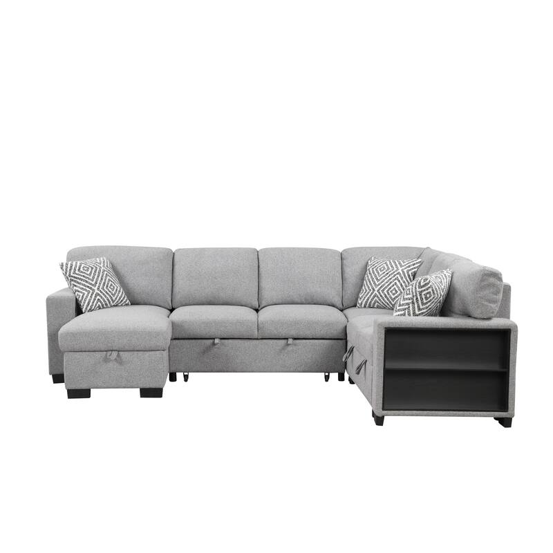Cairo Sectional Gray / Beige