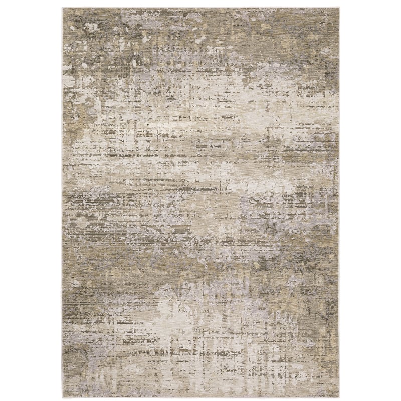 Style Haven Nelson Industrial Abstract Beige/ Grey Indoor Area Rug - 9' 10" x 12' 10"