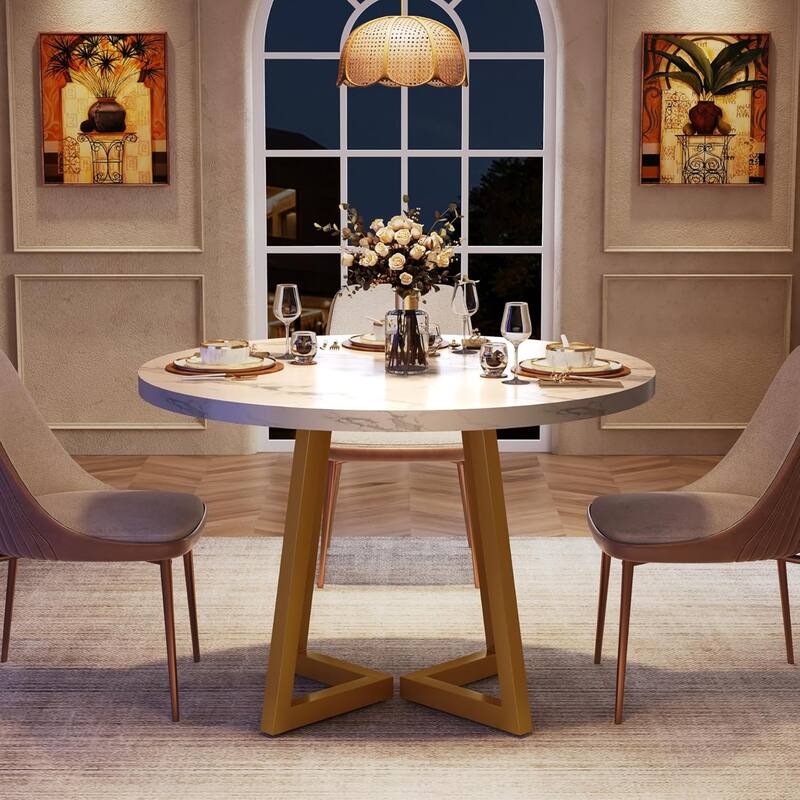 Industrial Dining Table for 4, 31.5” Square Dinner Table for Kitchen