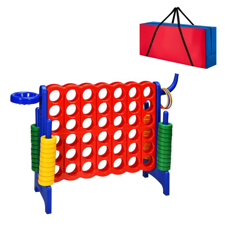 Portable Storage Bag for Jumbo 4 in a Row Connect Game with Shoulder Strap and Zipper - 33" x 9" x 14" (L x W x H)