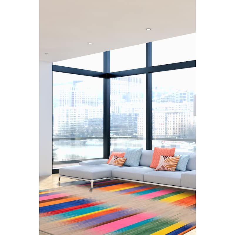 ECARPETGALLERY Flat-Weave Ankara FW Grey Wool Kilim - 9'10 x 12'8