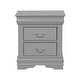 preview thumbnail 43 of 67, Furniture of America Mayday Modern Solid Wood 3-Piece Sleigh Bedroom Set
