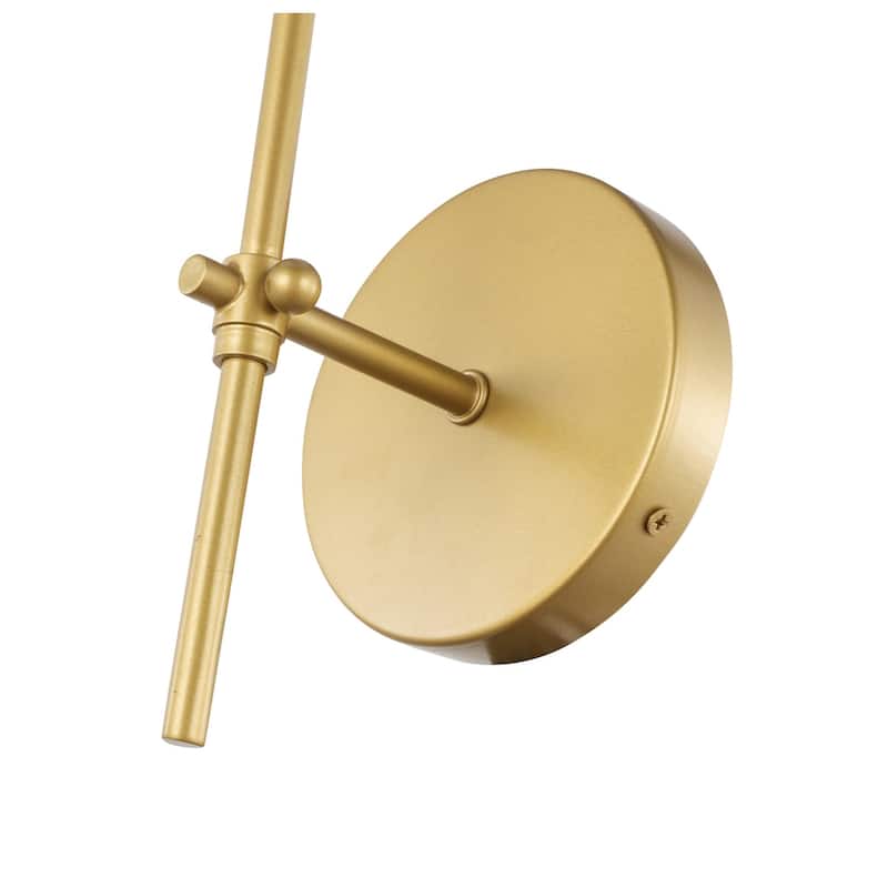 Mungo 1-light White Shade Wall Sconce