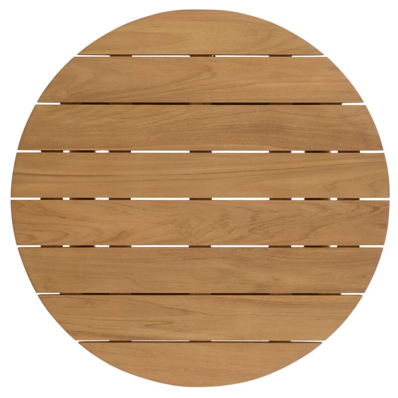 SAFAVIEH Couture Gale Teak Outdoor Coffee Table - 32"W x 32"D x 14"H